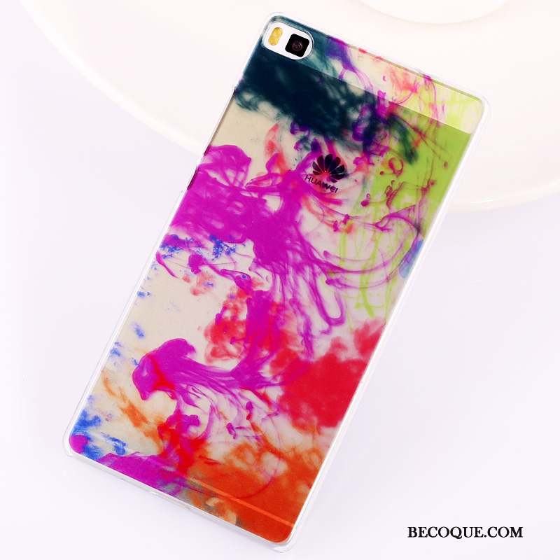 Huawei P8 Peinture Téléphone Portable Difficile Haute Coque Multicolore