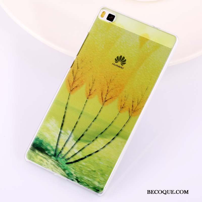 Huawei P8 Peinture Téléphone Portable Difficile Haute Coque Multicolore