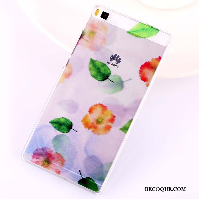 Huawei P8 Peinture Téléphone Portable Difficile Haute Coque Multicolore