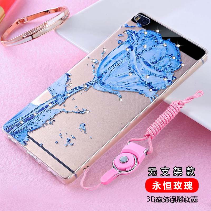 Huawei P8 Silicone Protection Incassable Haute Strass Coque De Téléphone