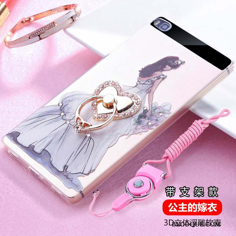 Huawei P8 Silicone Protection Incassable Haute Strass Coque De Téléphone