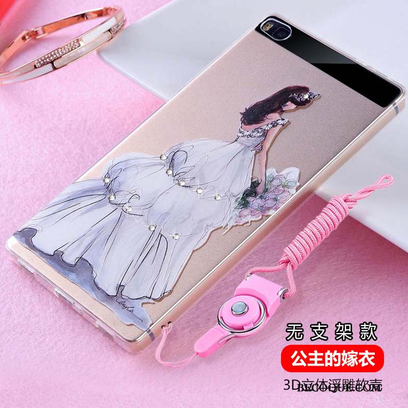 Huawei P8 Silicone Protection Incassable Haute Strass Coque De Téléphone