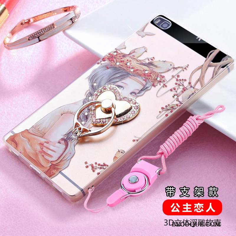 Huawei P8 Silicone Protection Incassable Haute Strass Coque De Téléphone