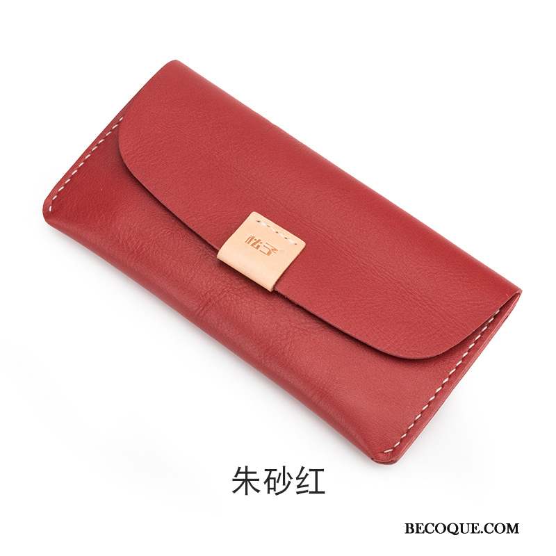 Huawei P9 Coque De Téléphone Sac Étui En Cuir Téléphone Portable Élégant Rouge