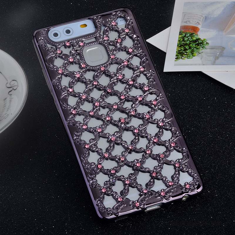 Huawei P9 Coque De Téléphone Tout Compris Fluide Doux Personnalité Protection Argent