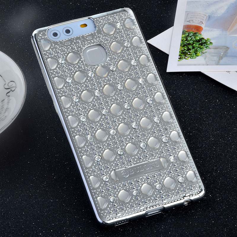 Huawei P9 Coque De Téléphone Tout Compris Fluide Doux Personnalité Protection Argent