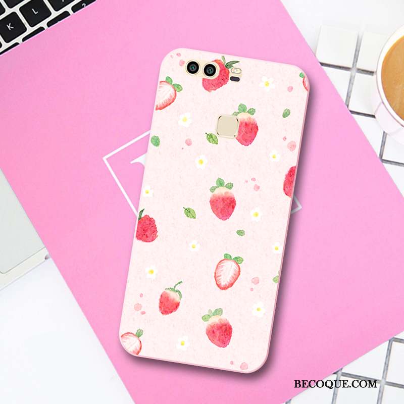 Huawei P9 Coque Incassable Étui Frais Petit Gaufrage Fruit