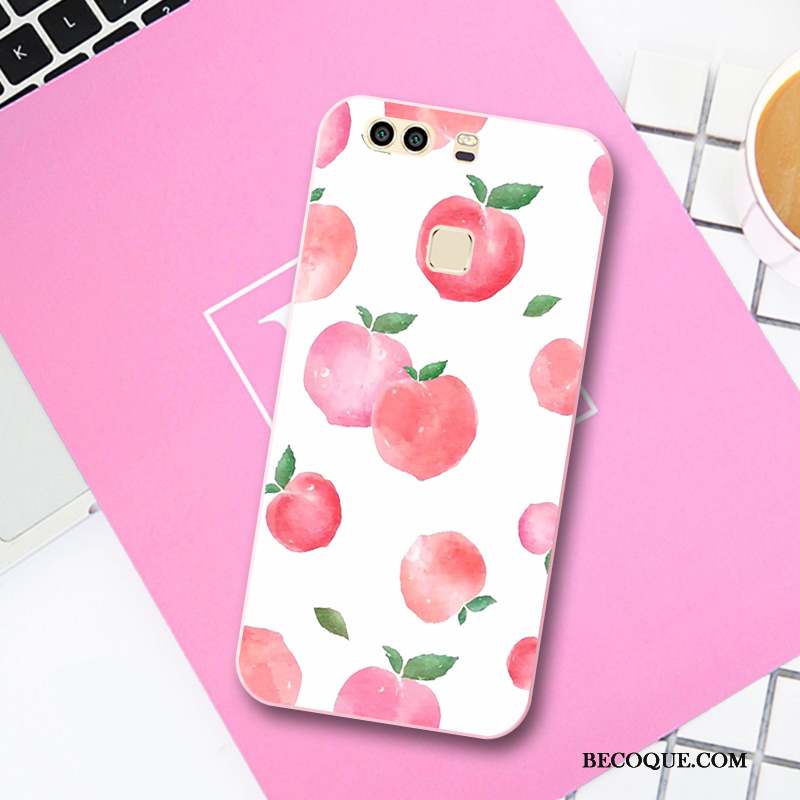 Huawei P9 Coque Incassable Étui Frais Petit Gaufrage Fruit