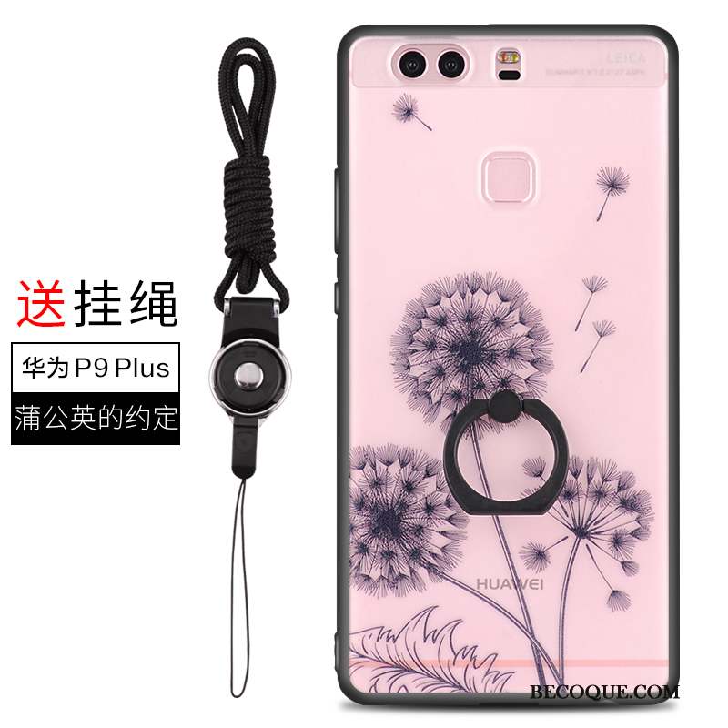 Huawei P9 Coque Strass Incassable Luxe Silicone Créatif Tout Compris