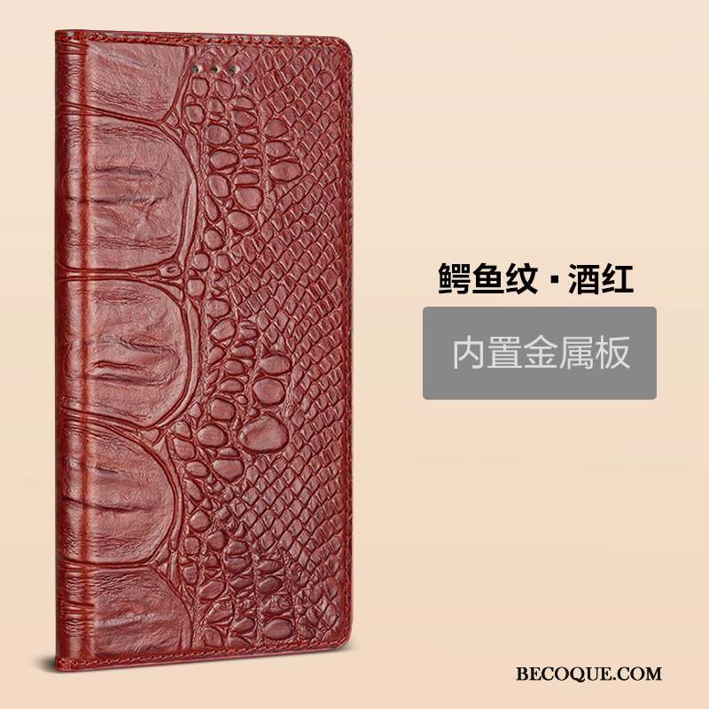 Huawei P9 Coque Étui Housse Incassable Protection Marron Business