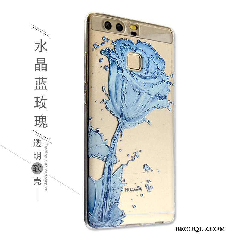 Huawei P9 Coque Étui Silicone Protection Gaufrage Charmant Fluide Doux