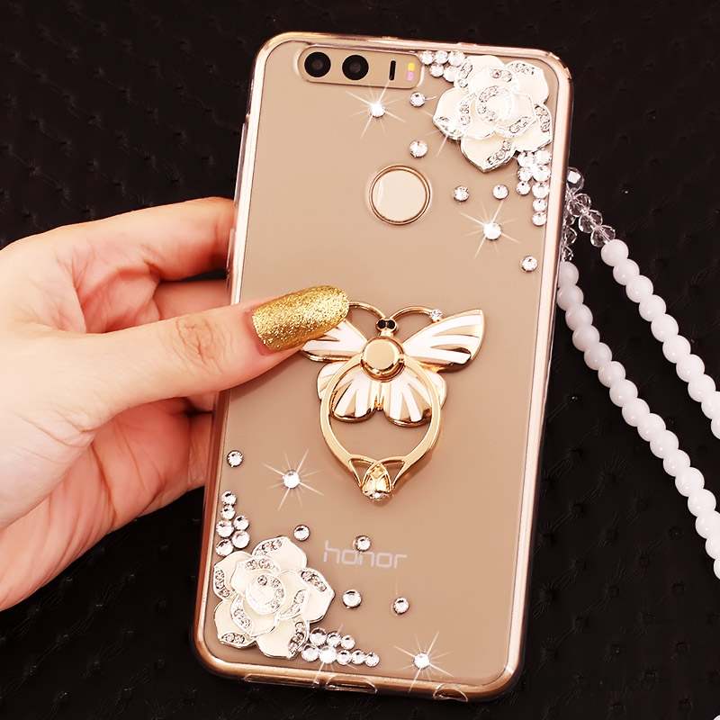 Huawei P9 Coque Étui Strass Anneau Tout Compris Silicone Protection