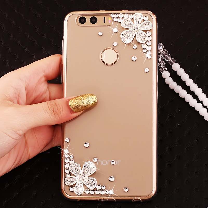 Huawei P9 Coque Étui Strass Anneau Tout Compris Silicone Protection