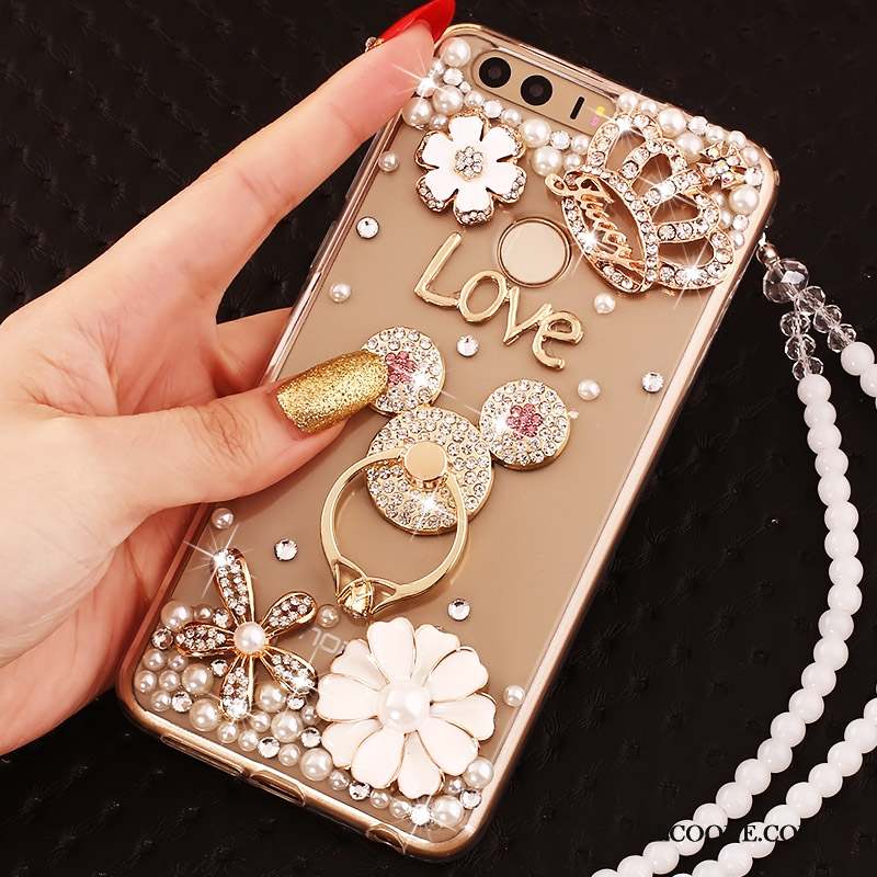 Huawei P9 Coque Étui Strass Anneau Tout Compris Silicone Protection