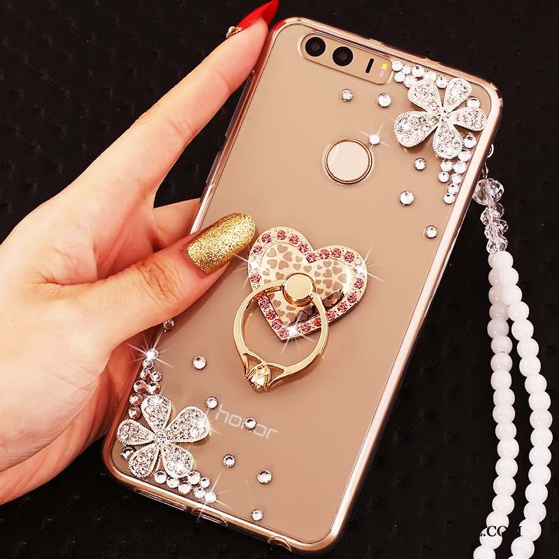 Huawei P9 Coque Étui Strass Anneau Tout Compris Silicone Protection