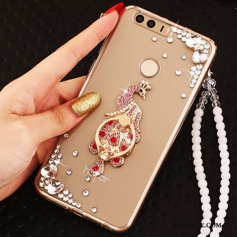 Huawei P9 Coque Étui Strass Anneau Tout Compris Silicone Protection