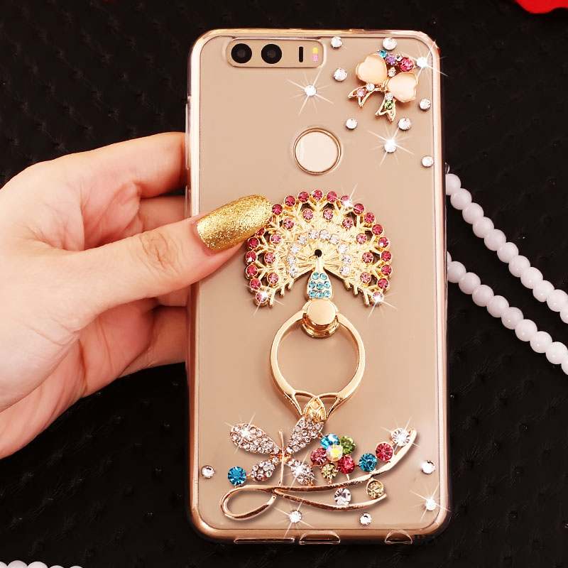 Huawei P9 Coque Étui Strass Anneau Tout Compris Silicone Protection