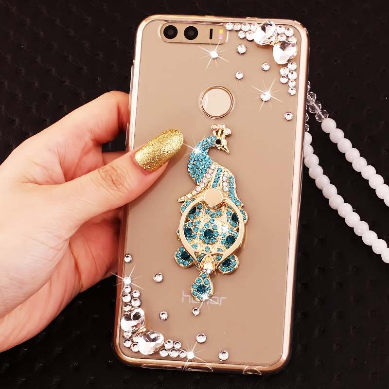 Huawei P9 Coque Étui Strass Anneau Tout Compris Silicone Protection