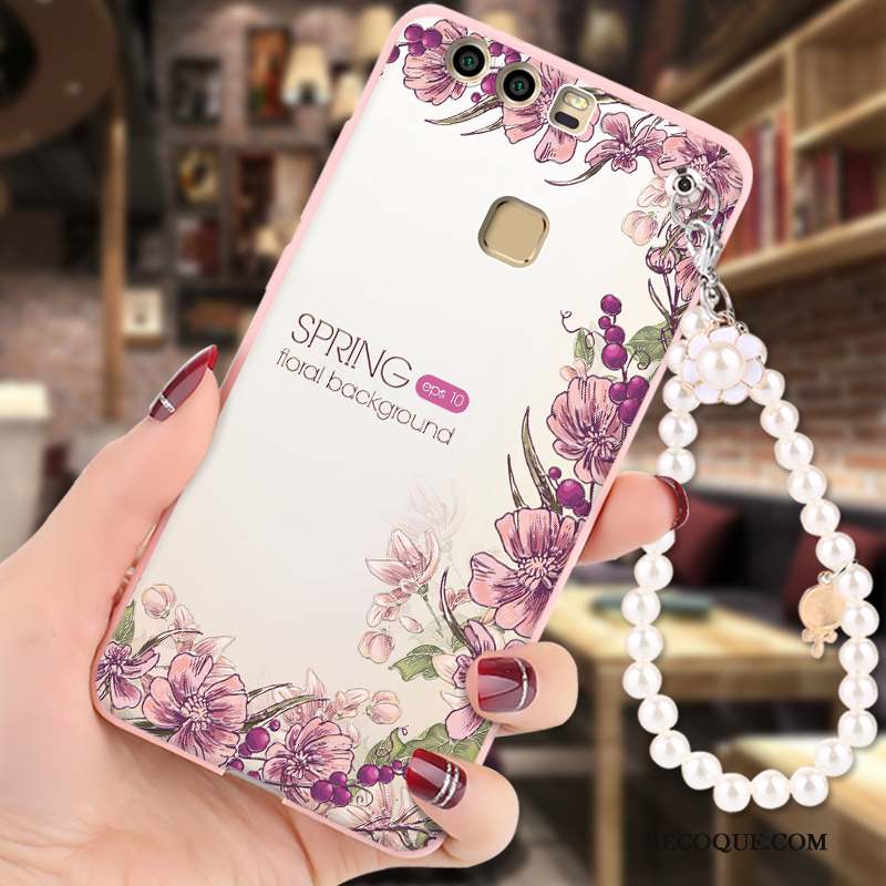 Huawei P9 Incassable Ornements Suspendus Dessin Animé Étui Protection Coque De Téléphone