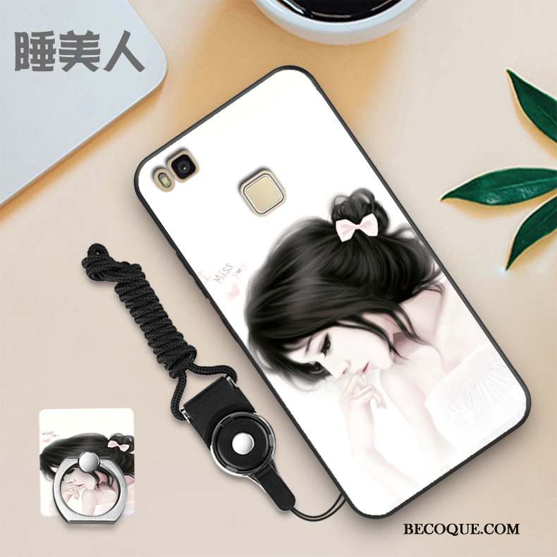 Huawei P9 Lite Coque Délavé En Daim Incassable Mince Fluide Doux Étui Téléphone Portable
