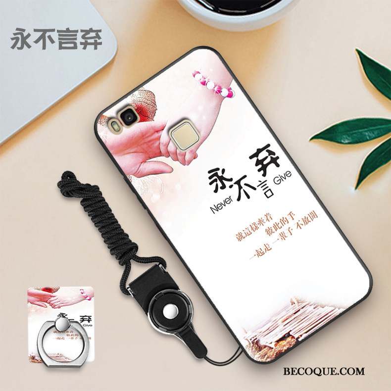 Huawei P9 Lite Coque Délavé En Daim Incassable Mince Fluide Doux Étui Téléphone Portable