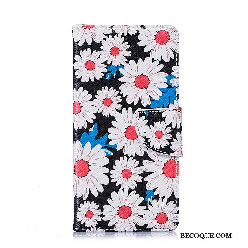 Huawei P9 Lite Coque Étui En Cuir Housse Peinture Dessin Animé Blanc Jeunesse