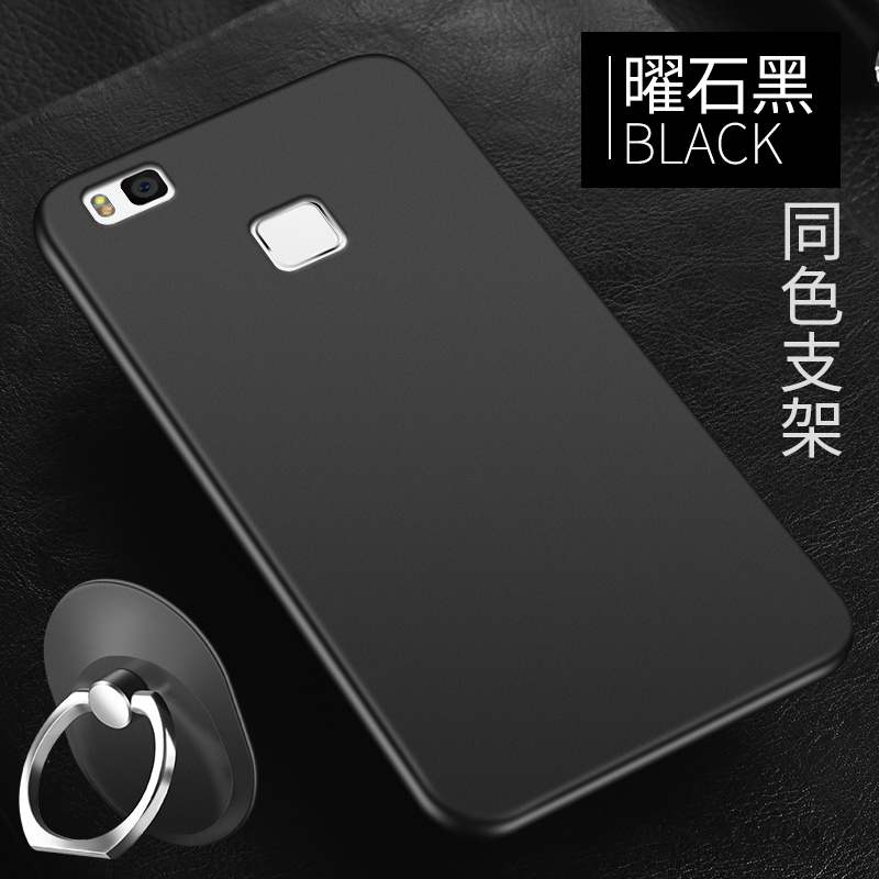 Huawei P9 Lite Coque Étui Silicone Incassable Tout Compris Noir Fluide Doux
