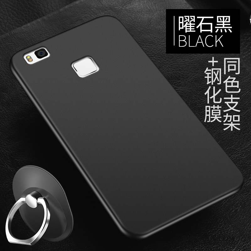 Huawei P9 Lite Coque Étui Silicone Incassable Tout Compris Noir Fluide Doux