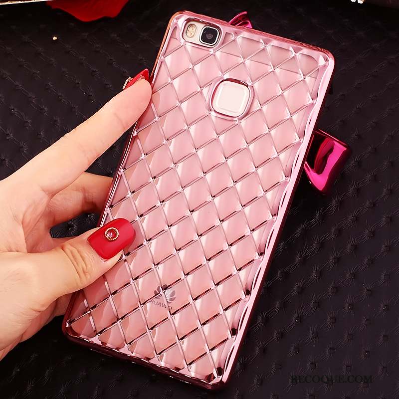 Huawei P9 Lite Jeunesse Rose Très Mince Coque Strass Incassable