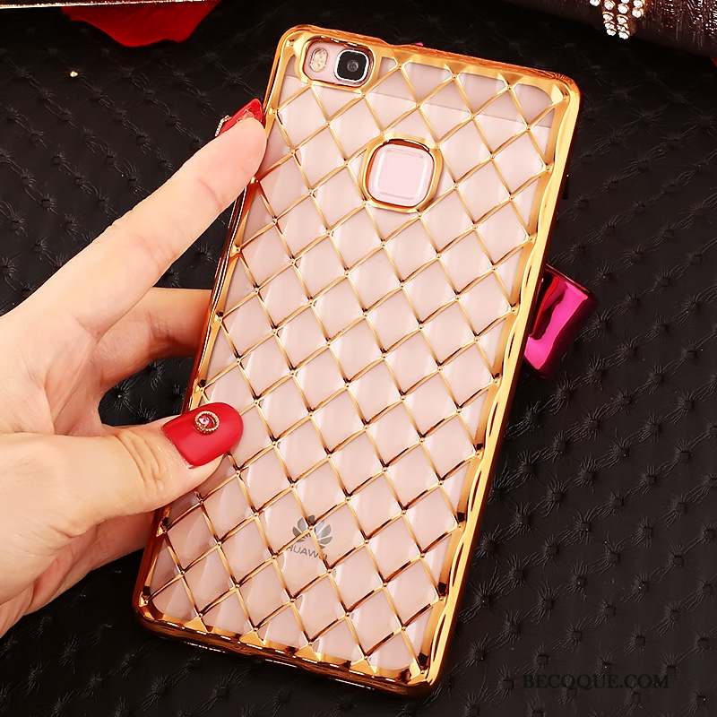 Huawei P9 Lite Jeunesse Rose Très Mince Coque Strass Incassable