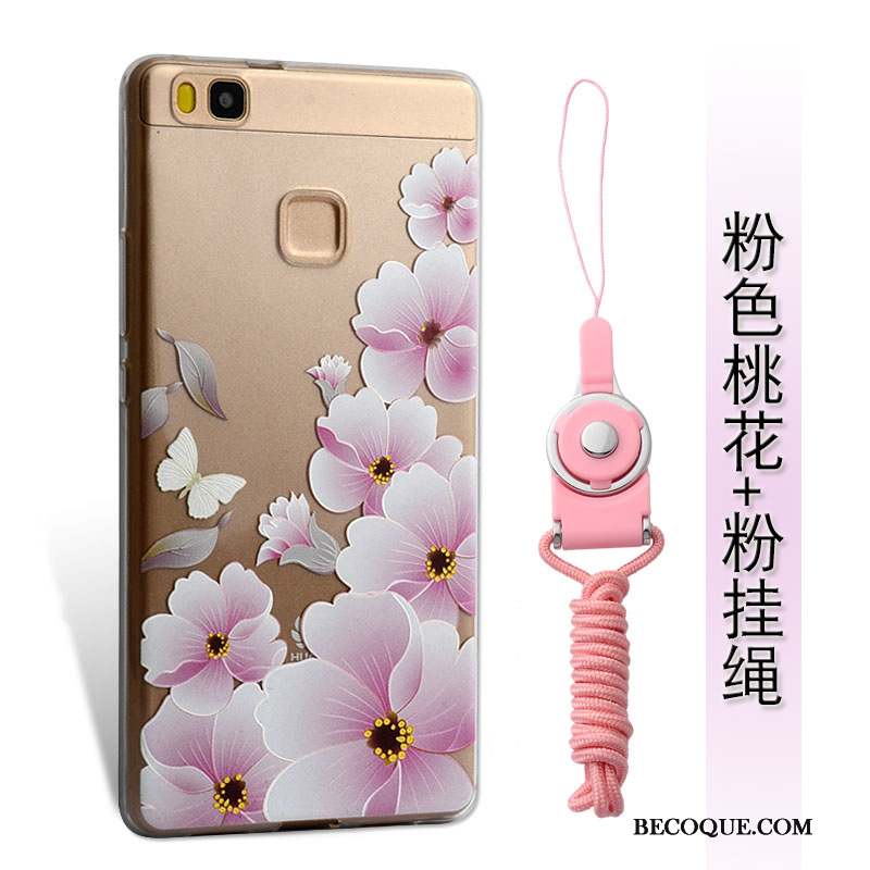 Huawei P9 Lite Ornements Suspendus Fluide Doux Silicone Protection Coque De Téléphone Jeunesse