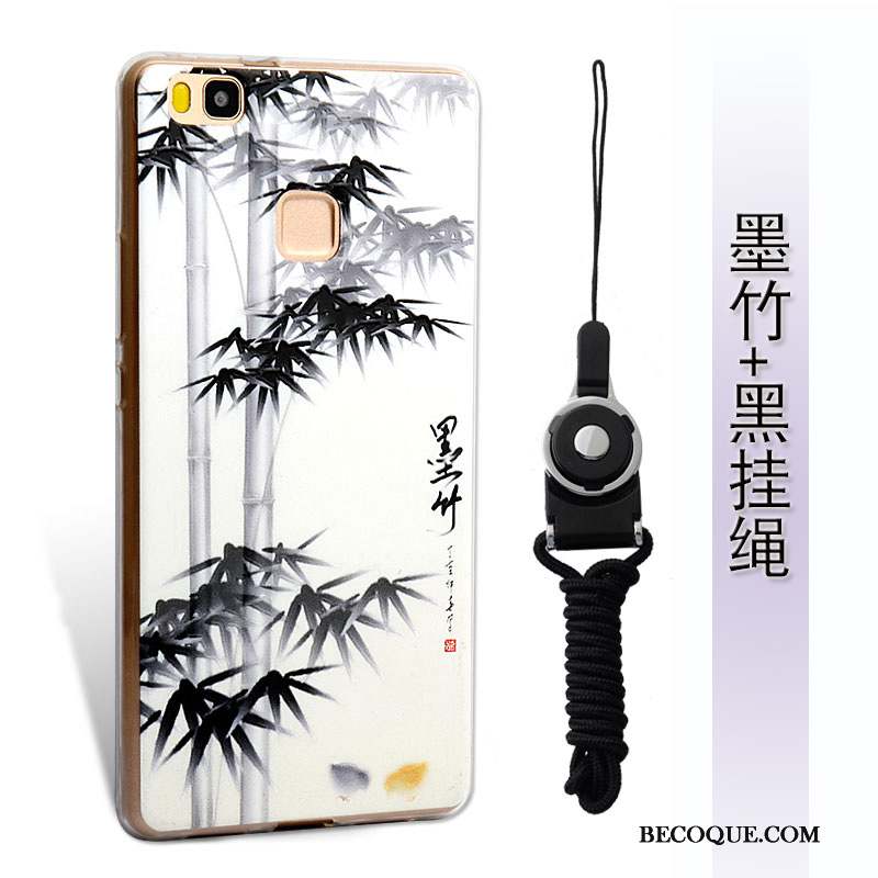 Huawei P9 Lite Ornements Suspendus Fluide Doux Silicone Protection Coque De Téléphone Jeunesse
