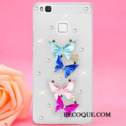 Huawei P9 Lite Ornements Suspendus Étui Protection Jeunesse Coque De Téléphone Strass