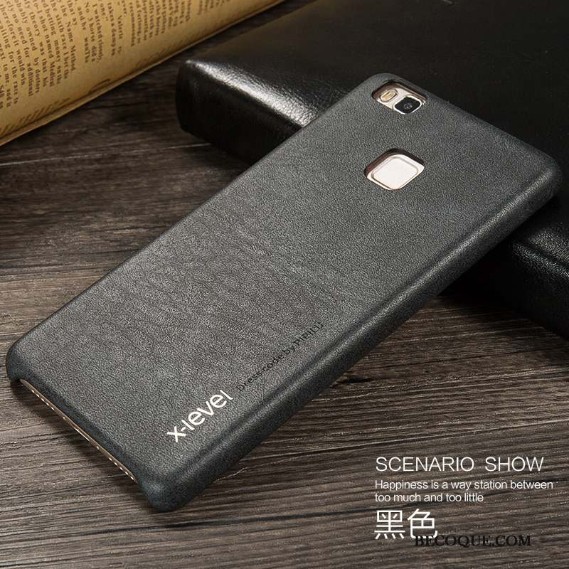 Huawei P9 Lite Très Mince Or Protection Coque De Téléphone Jeunesse Étui En Cuir