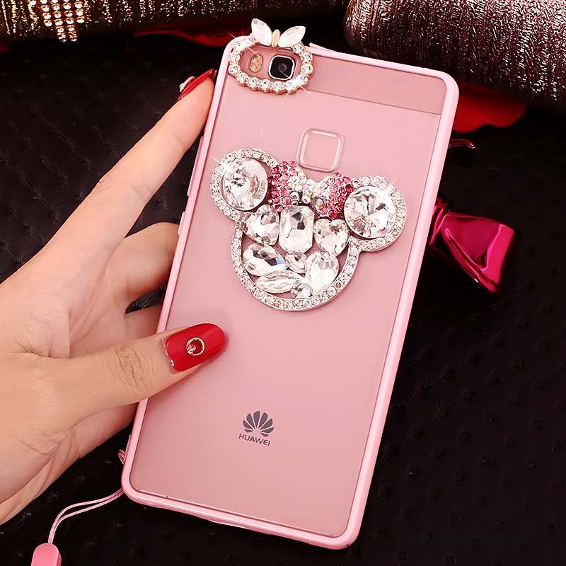 Huawei P9 Lite Violet Protection Étui Coque Fluide Doux Jeunesse