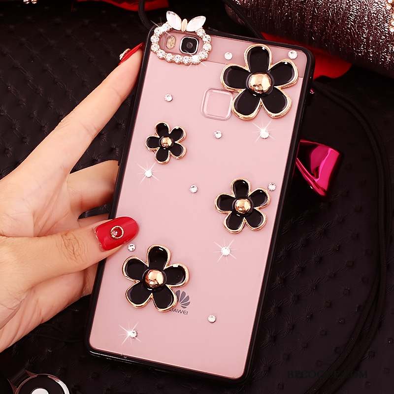 Huawei P9 Lite Violet Protection Étui Coque Fluide Doux Jeunesse