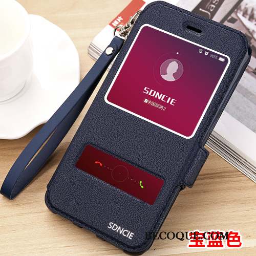 Huawei P9 Lite Étui En Cuir Téléphone Portable Coque De Téléphone Jeunesse Housse Rouge