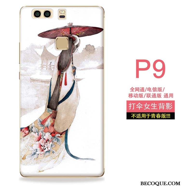 Huawei P9 Ornements Suspendus Coque De Téléphone Fluide Doux Incassable Étui Vent