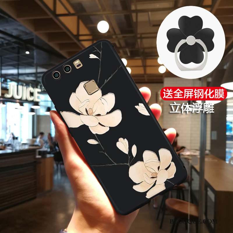 Huawei P9 Ornements Suspendus Créatif Tendance Gaufrage Art Coque