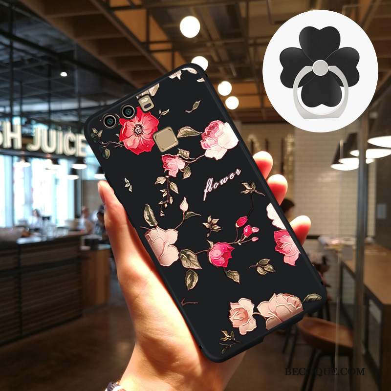 Huawei P9 Ornements Suspendus Créatif Tendance Gaufrage Art Coque