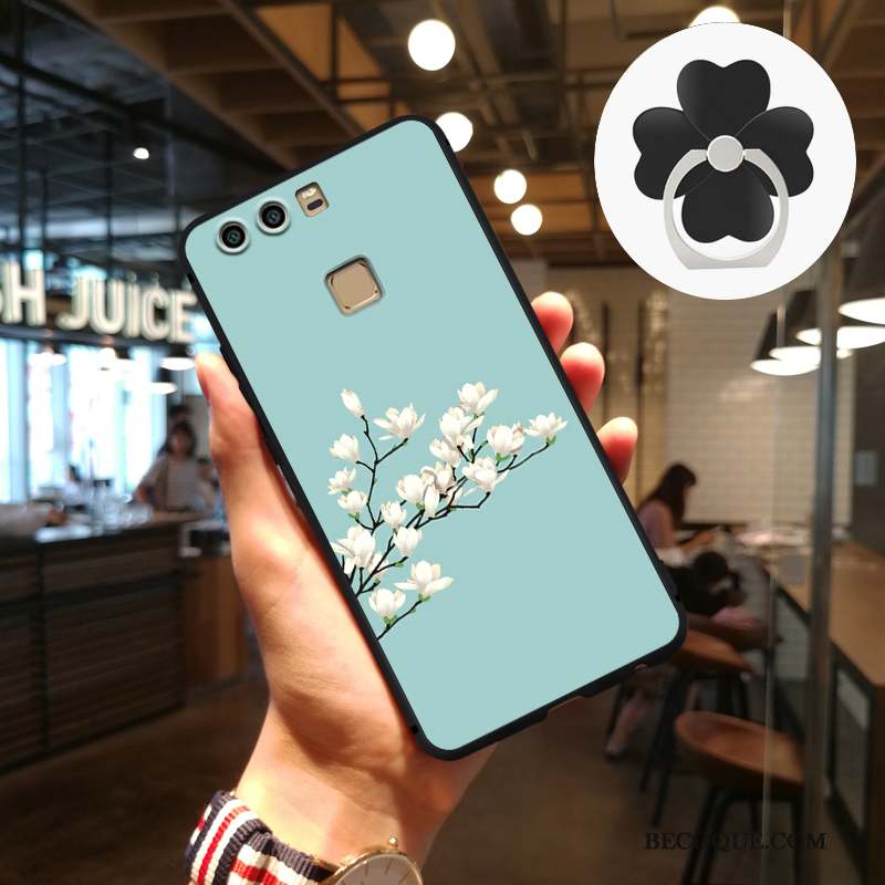 Huawei P9 Ornements Suspendus Créatif Tendance Gaufrage Art Coque