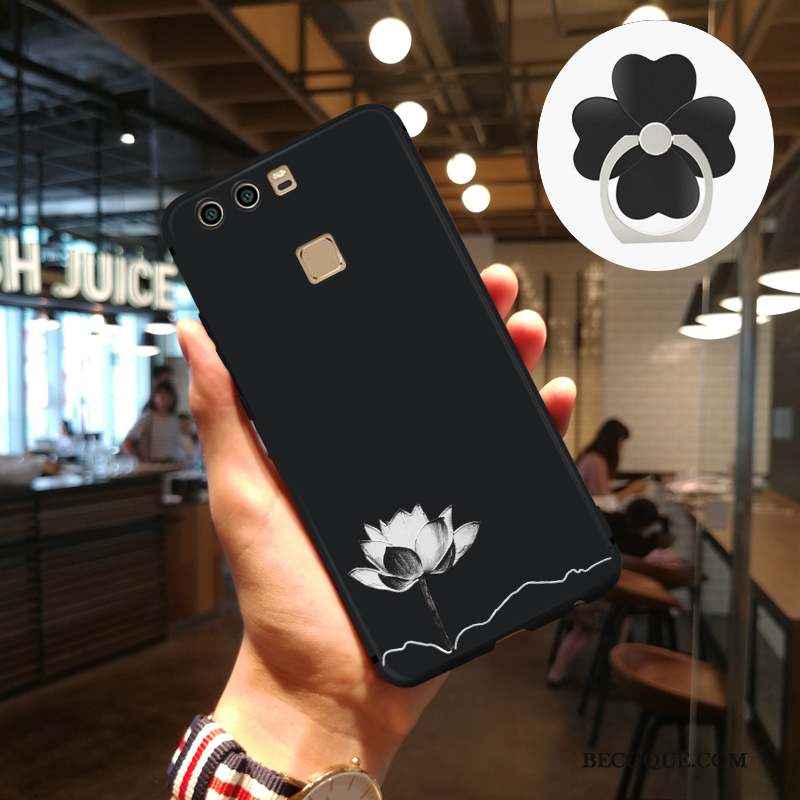 Huawei P9 Ornements Suspendus Créatif Tendance Gaufrage Art Coque