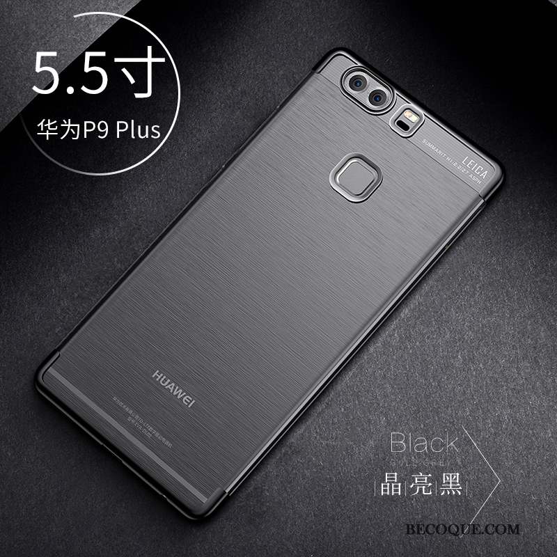Huawei P9 Plus Coque Créatif Tout Compris Incassable Silicone Étui Transparent