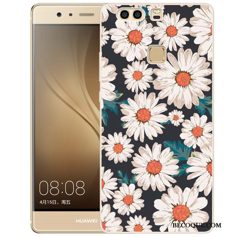 Huawei P9 Plus Coque De Téléphone Peinture Silicone Protection Fluide Doux Étui