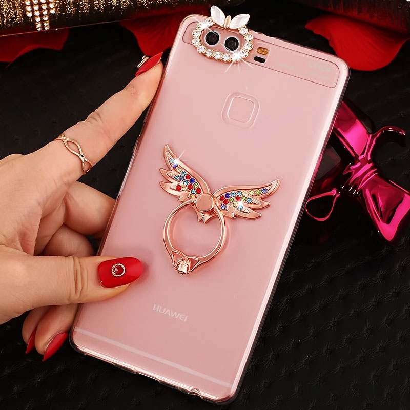 Huawei P9 Plus Coque De Téléphone Étui Mince Fluide Doux Rose