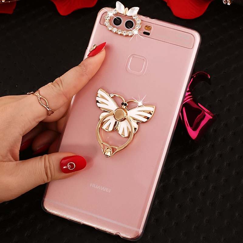 Huawei P9 Plus Coque De Téléphone Étui Mince Fluide Doux Rose