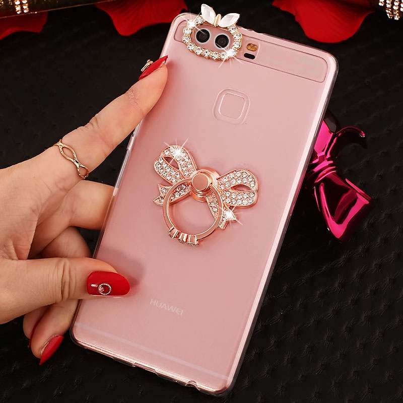 Huawei P9 Plus Coque De Téléphone Étui Mince Fluide Doux Rose