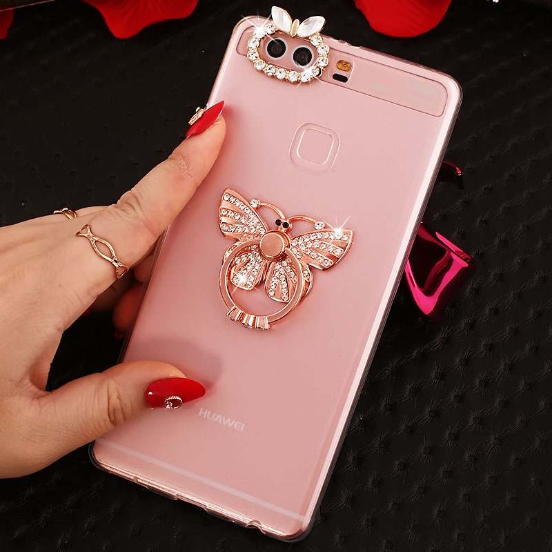 Huawei P9 Plus Coque De Téléphone Étui Mince Fluide Doux Rose