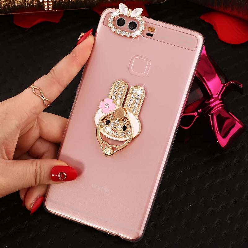 Huawei P9 Plus Coque De Téléphone Étui Mince Fluide Doux Rose