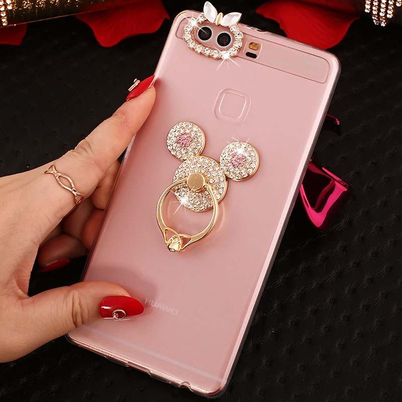 Huawei P9 Plus Coque De Téléphone Étui Mince Fluide Doux Rose